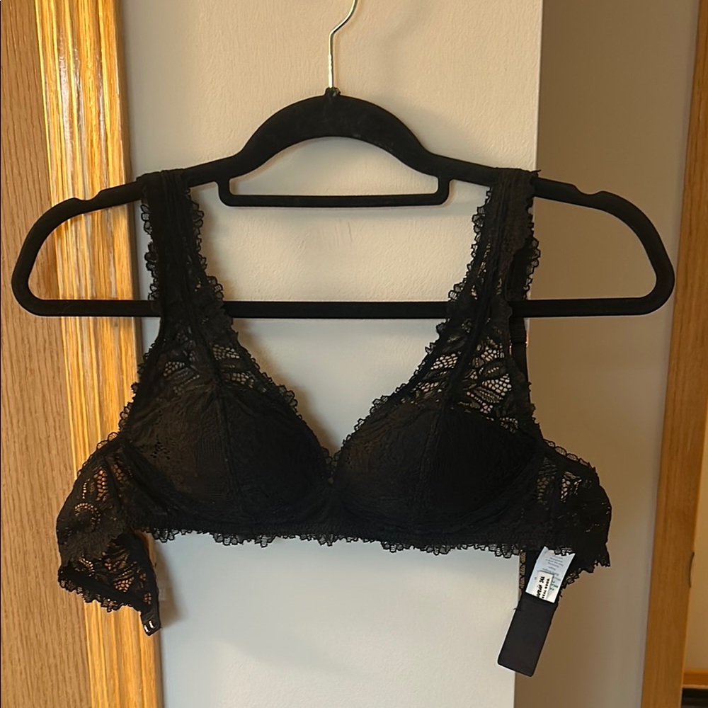 Aerie Black Lace Bra 34A like new